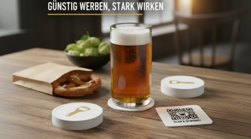 Marketing-Hack: Untersetzer als effektiver Werbeträger